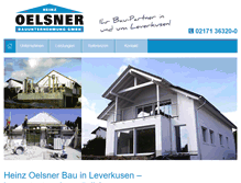 Tablet Screenshot of bau-oelsner.de